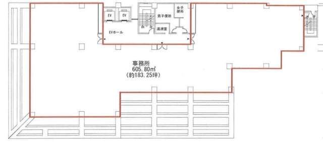 KDX芝大門ビル6F 間取り図