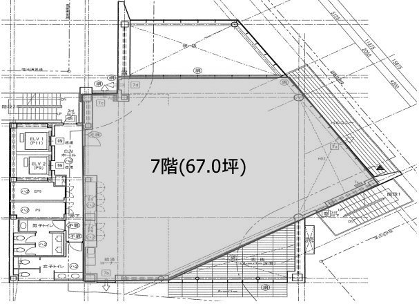 いちご恵比寿グリーングラス7F 間取り図