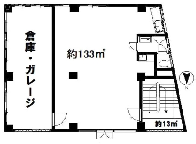 第2永崎ビル1F 間取り図