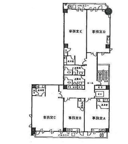 第一東商ビルA 間取り図