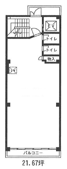 DK室町ビル2F 間取り図