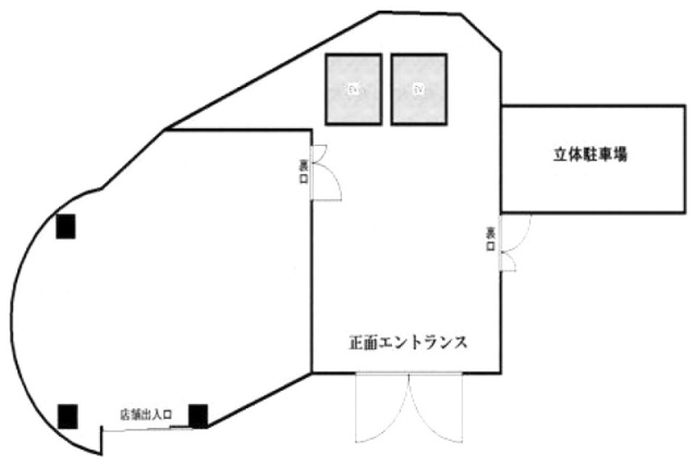 四海ビル1F 間取り図