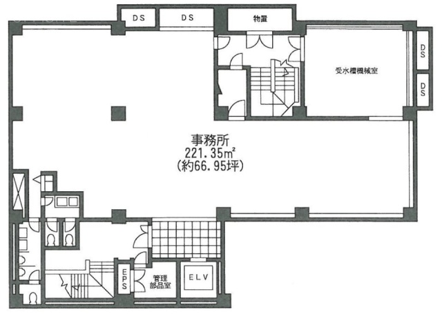 三田UTビルB1F 間取り図