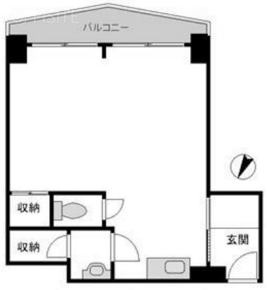 パレス青山306 間取り図