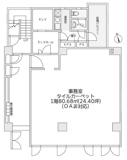 MYS東日本橋1F 間取り図