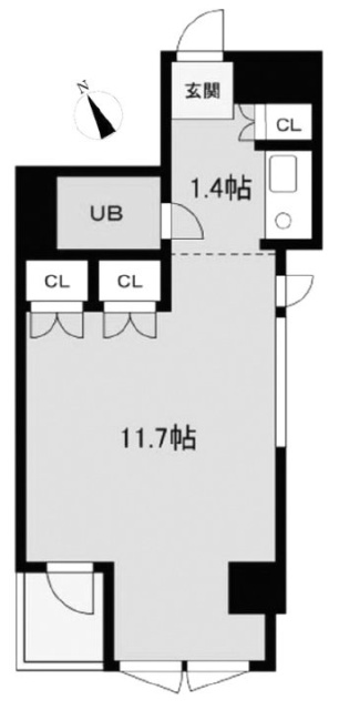 PAN南青山702 間取り図