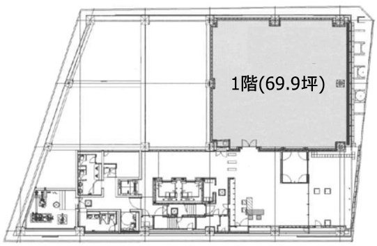 永田町山王森ビル1F 間取り図