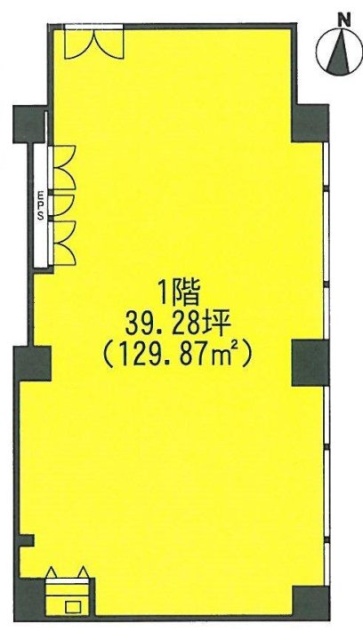 白金台ビル1F 間取り図