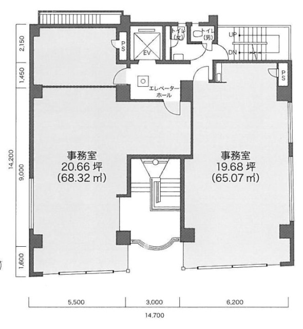 ナルコビルB 間取り図
