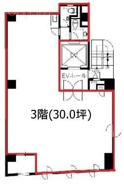 菅野ビル3F 間取り図