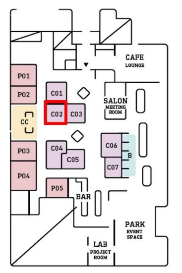 co-ba ebisu RESIDENCE(JPnoie恵比寿西1階・2階)C02 間取り図