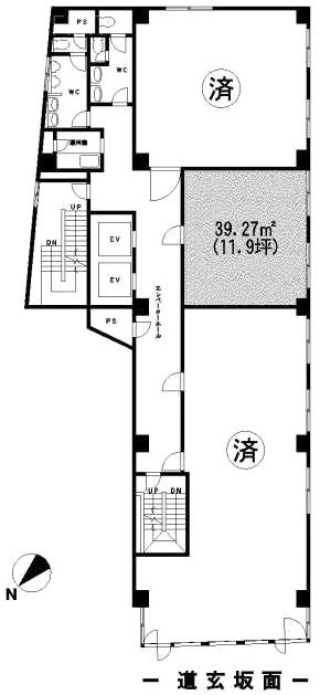 世界堂ビルB 間取り図