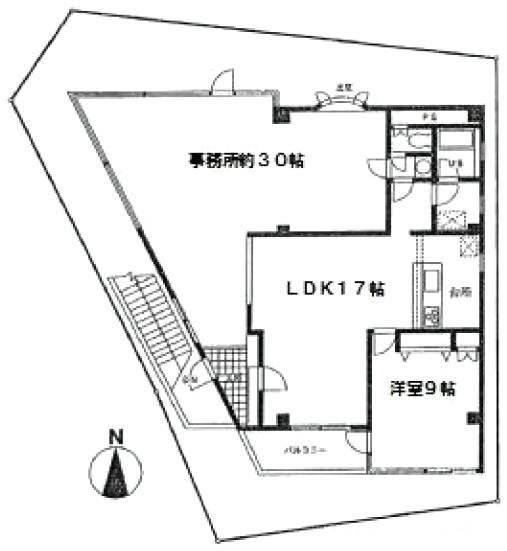 ヴィラ花見堂3F 間取り図