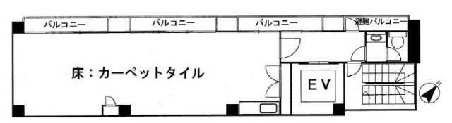 池袋ツルミビル8F 間取り図