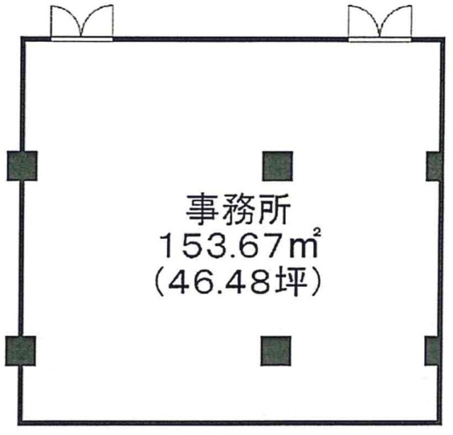 ベルノス34ビル215 間取り図