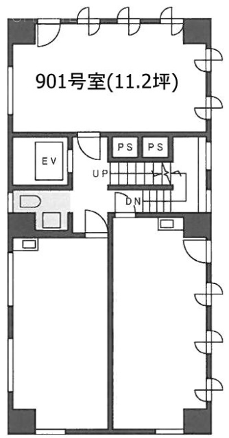 セントラルビル901 間取り図