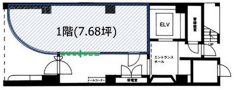 サトクラ曙橋ビル1F 間取り図