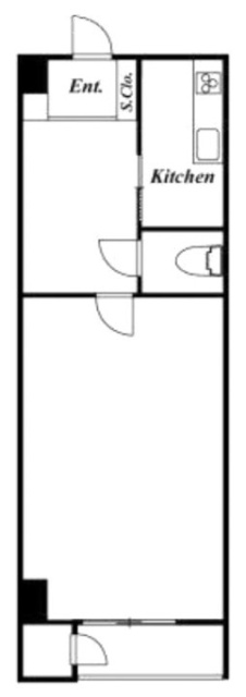 六本木小山ビル703 間取り図