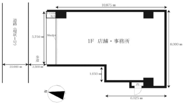 リブリ・MYTビル1F 間取り図