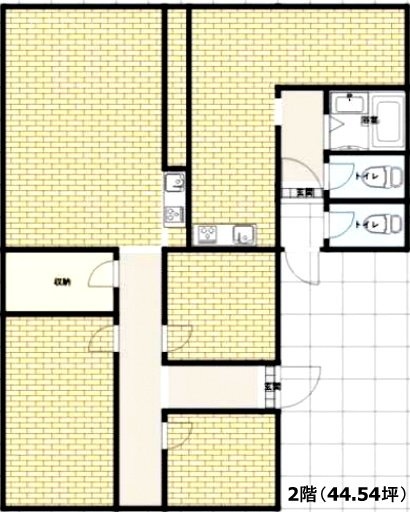 シンエイ蔵前第2ビル2F 間取り図