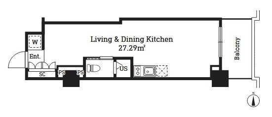 co-ba ebisu RESIDENCE(JPnoie恵比寿西1階・2階)213 間取り図