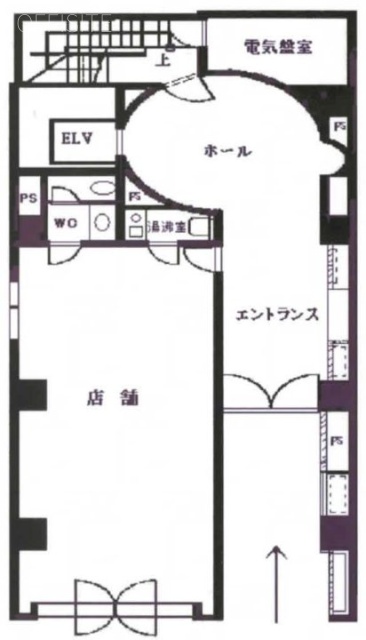 大伝馬町パールビル1F 間取り図