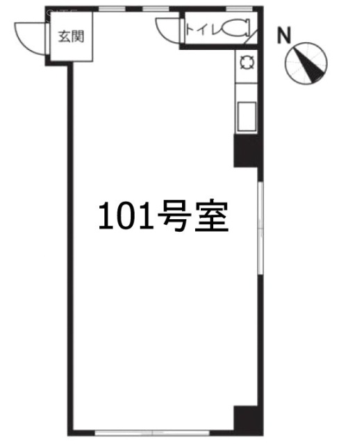 鈴木ビル101 間取り図