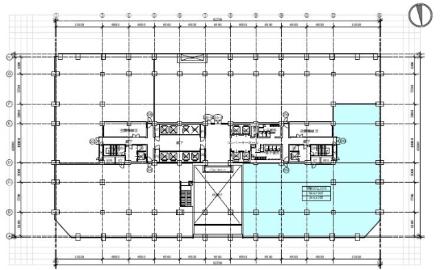 丸の内郵船ビル2F 間取り図