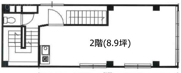 1-8-15ビル2F 間取り図