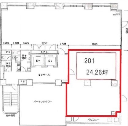 タスクセンタービル201 間取り図