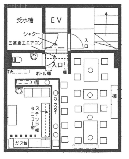 第19大協ビルB1F 間取り図