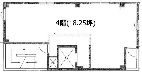 ビーグル赤坂見附ビル4F 間取り図