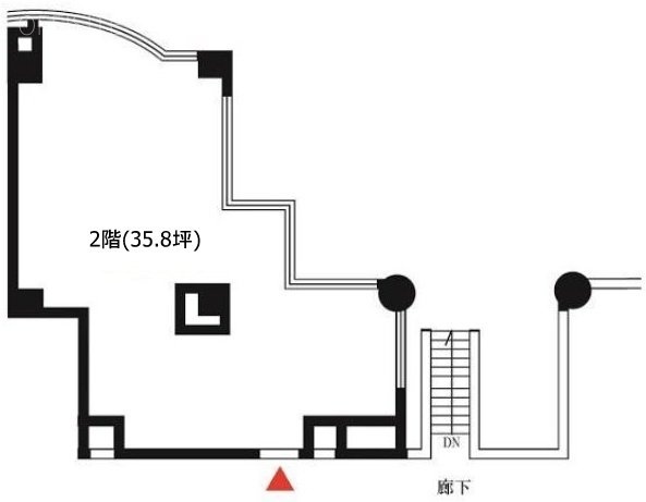 ベルテ南青山ビル2F 間取り図