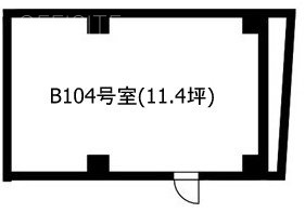 祖師谷シティハウスビルB104 間取り図