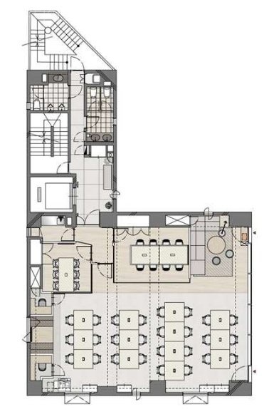 FLECTO(旧 JBSL神田ビル)7F 間取り図