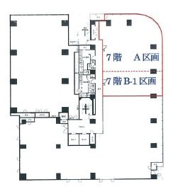 メットライフ新横浜ビルA.B-1 間取り図