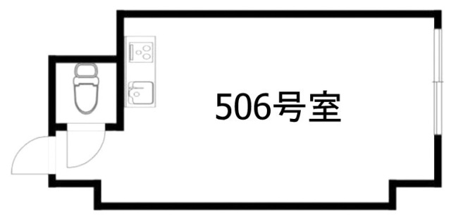 笹塚総榮ビル506 間取り図