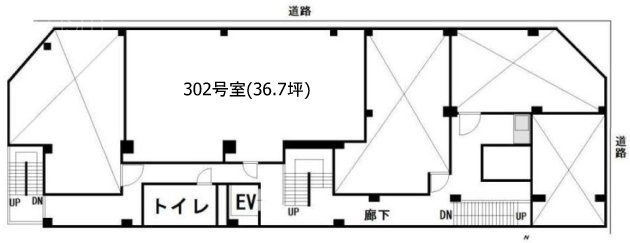 ホリグチビル302 間取り図