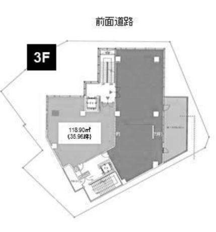 Gビル神宮前01B 間取り図