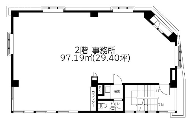 Kー2ビル2F 間取り図