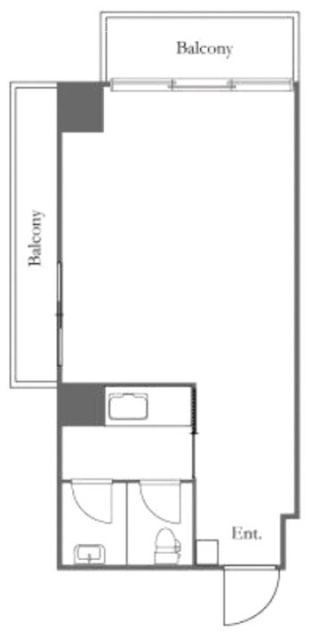 仁成堂ビル601 間取り図