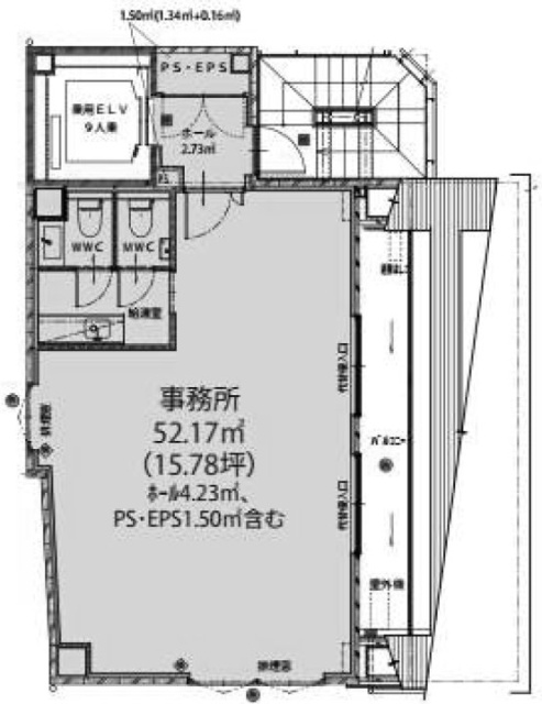 ザ・シティ神田神保町8F 間取り図