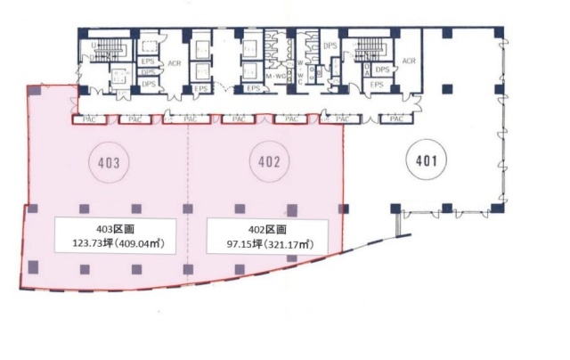 青葉六本木ビル4F 間取り図