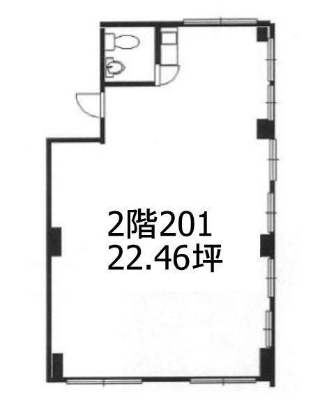 朋和ビル201 間取り図