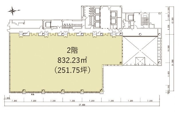 一番町東急ビル2F 間取り図