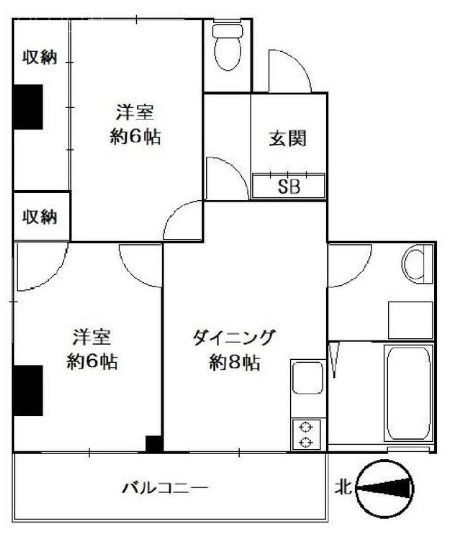 アール平河町404 間取り図