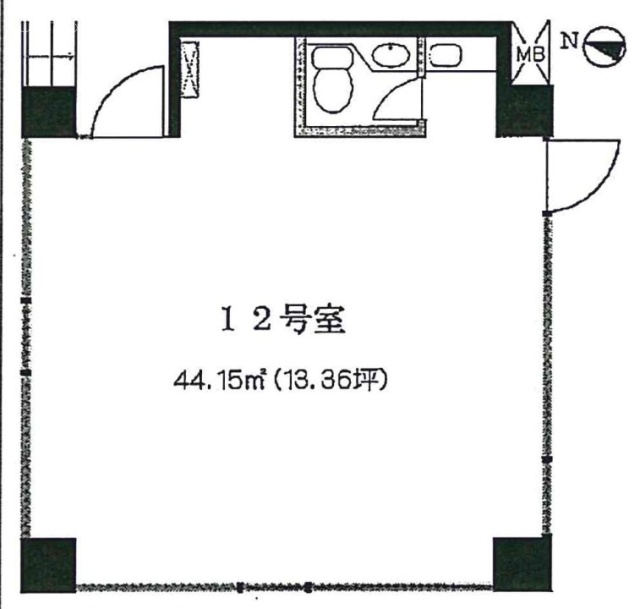 仙川アベニュー南パティオビル12 間取り図