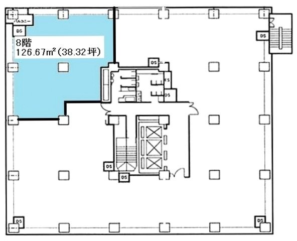 CJビル8F 間取り図