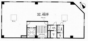 滝沢ビル1F 間取り図