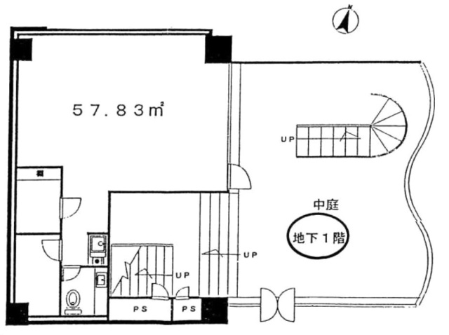 駒込タウンブリーズビルB1F 間取り図